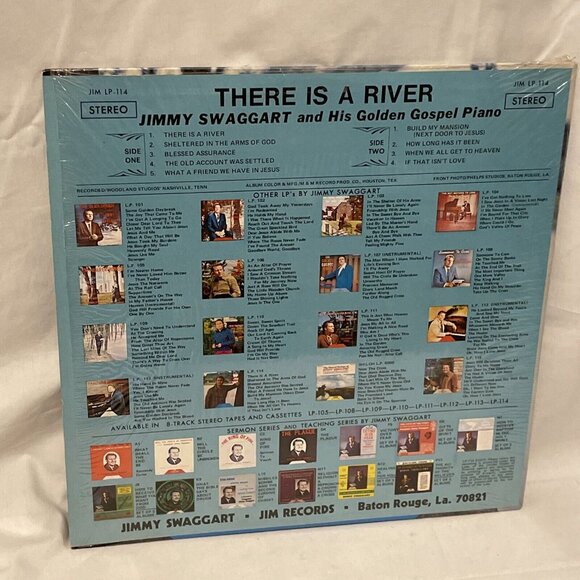 Jimmy Swaggart There Is A River (Vinyl, 1972) Jim Records JLP-114 VG LP Record - Picture 3 of 9